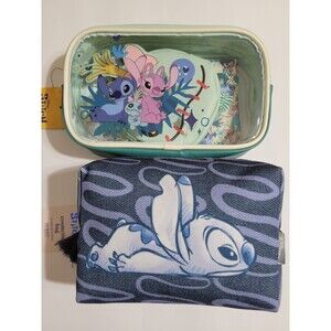 Lilo And Stitch Cosmetic Makeup Bag Bundle Set
